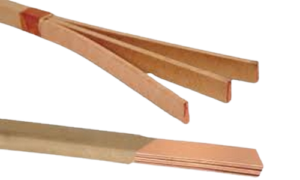 TWIN, TRIPLE BUNCHED PAPER COVERED COPPER STRIPS